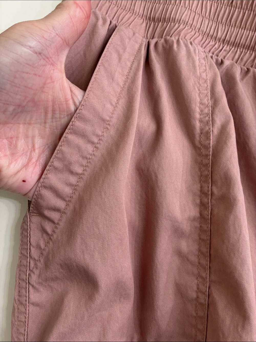 a.new.day™ Dusty Rose Elastic Waist Pull-Tie Pants - Picture 4 of 8
